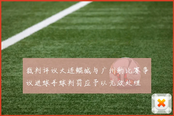 裁判评议大连鲲城与广州豹比赛争议进球手球判罚应予以无效处理